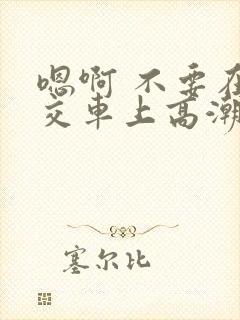 嗯啊 不要在公交车上高潮