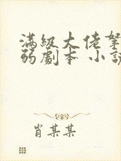 满级大佬拿了病弱剧本 小说下载