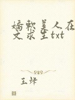 娇软美人在末世文求生txt