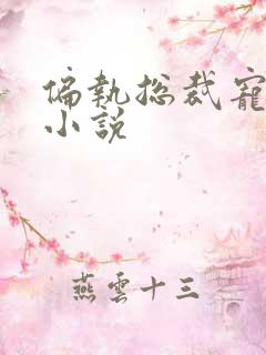 偏执总裁宠上瘾小说