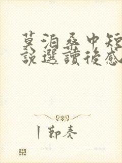 莫泊桑中短篇小说选读后感