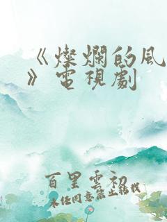 《灿烂的风和海》电视剧