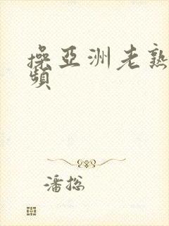 操亚洲老熟女视频