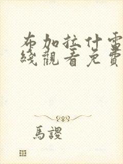 布加拉什电影在线观看免费 布加拉什电影在线观看免费