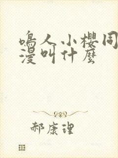 鸣人小樱同人动漫叫什么