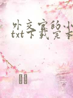 外交官的小萌妻txt下载完本