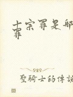十宗罪是哪七宗罪 十宗罪是哪七宗罪