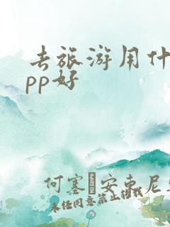 去旅游用什么app好