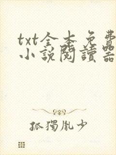 txt全本免费小说阅读器下载
