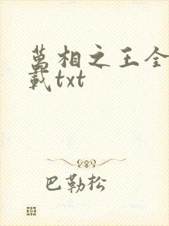 万相之王全本下载txt