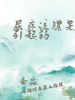 尿疼流脓是什么引起的