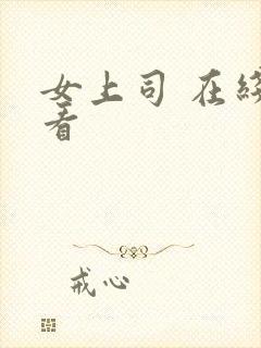 女上司 在线观看