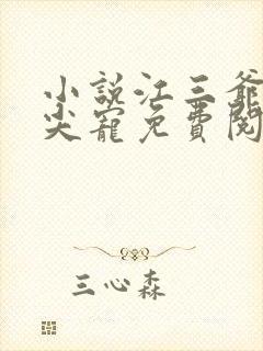 小说江三爷的心尖宠免费阅读