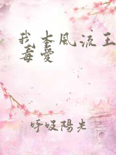我本风流王一凡毒爱