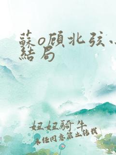 苏o顾北弦小说结局