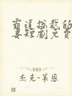 霸道总裁的小娇妻短剧免费观看全集