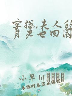 宴总,夫人的白月光也回国了结局