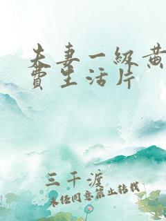 夫妻一级黄色免费生活片