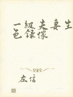 一级夫妻生活黄色录像