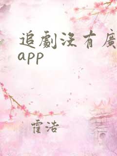 追剧没有广告的app