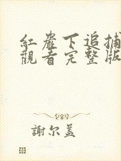 红岩下追捕在线观看完整版免费