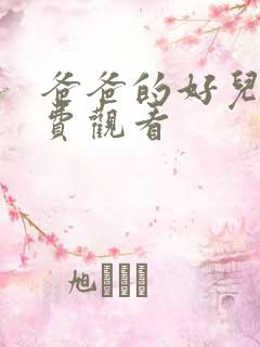 爸爸的好儿子免费观看