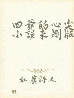 四爷的心尖宠妃小说未删版