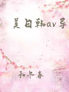 美日韩av导航