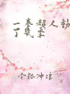 一拳超人动漫出了几季