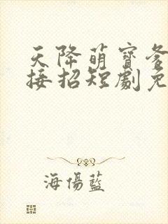 天降萌宝爹地快接招短剧免费观看