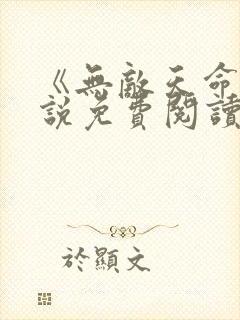 《无敌天命》小说免费阅读