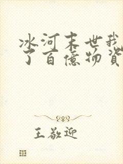 冰河末世我囤积了百亿物资吧