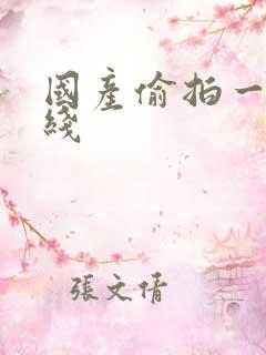 国产偷拍一区在线