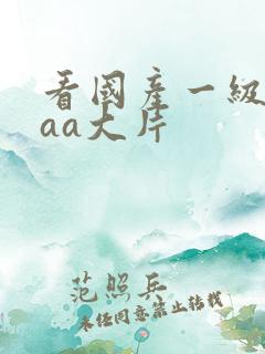 看国产一级特黄aa大片