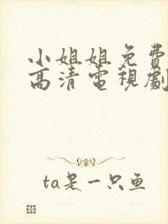 小姐姐免费完整高清电视剧在线看