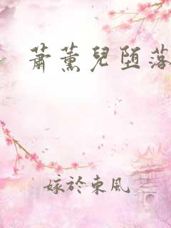 萧薰儿堕落小说