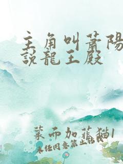 主角叫萧阳的小说龙王殿