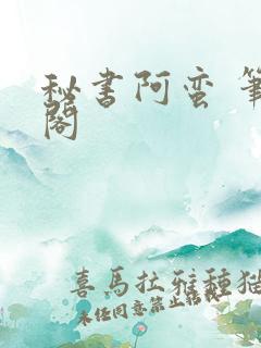 秘书阿蛮 笔趣阁