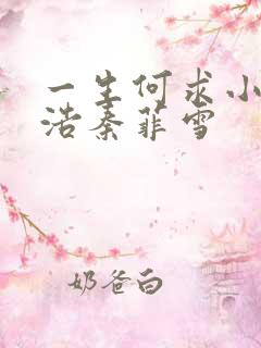一生何求小说沈浩秦菲雪