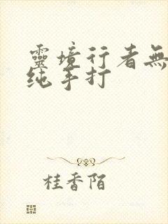 灵境行者无错字纯手打