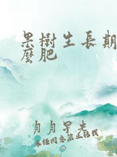 果树生长期施什么肥