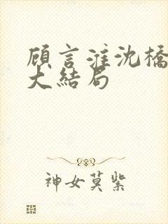 顾言淮沈桥小说大结局