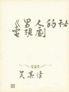 《男人的秘密》电视剧