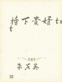 榜下贵婿 txt