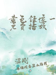 黄色录像一级片免费播放