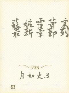 苏婉霍萧寒小说最新章节列表