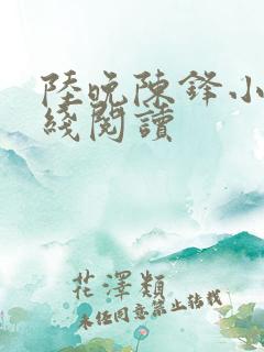 陆晚陈锋小说在线阅读