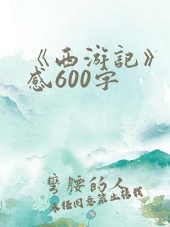 《西游记》读后感600字