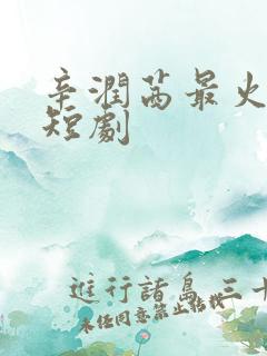 辛润茜最火十部短剧
