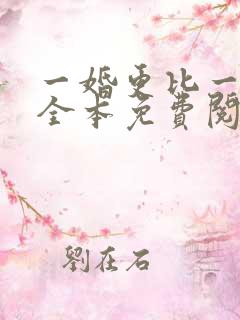 一婚更比一婚高全本免费阅读